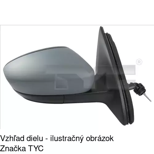 Vonkajšie zrkadlo POLCAR 69B1524M