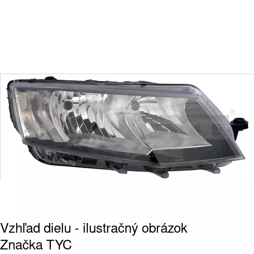 Hlavný reflektor POLCAR 69C109-U