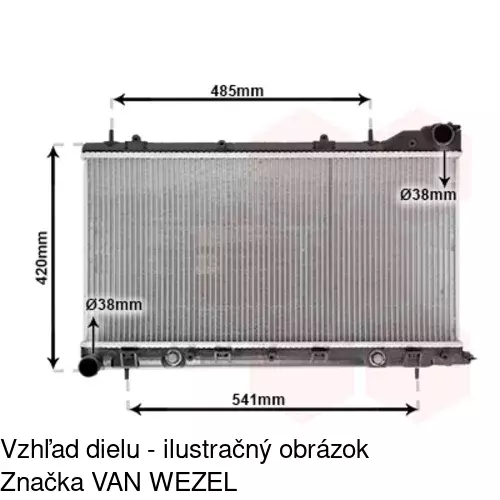 Chladiče vody POLCAR 723908-3 - obr. 3