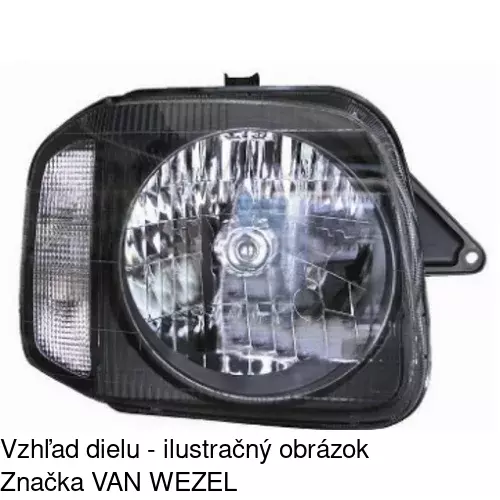 Hlavný reflektor POLCAR 740910-E