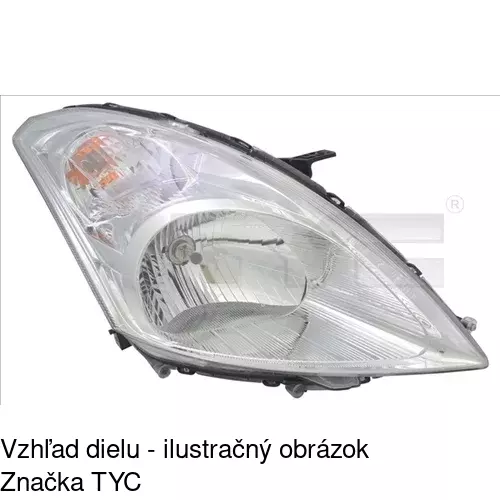 Hlavný reflektor POLCAR 741509-E - obr. 1