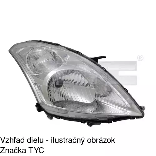 Hlavný reflektor POLCAR 741509-E - obr. 2