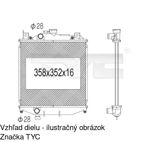 Chladiče vody POLCAR 742208-1 - obr. 3