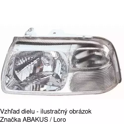 Hlavný reflektor POLCAR 7424100E