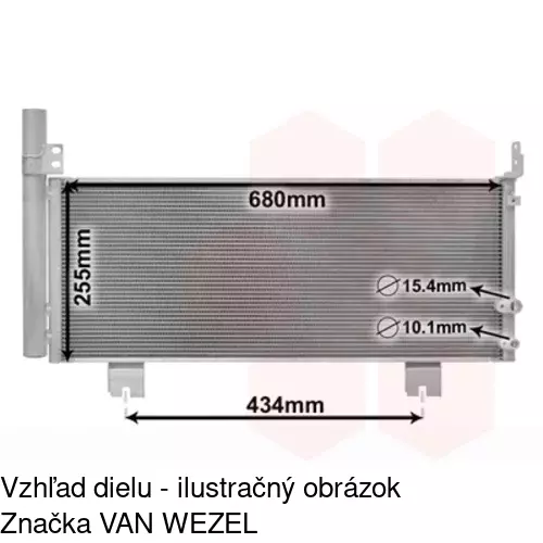 Chladiče klimatizácie POLCAR 80E1K8C1 - obr. 1