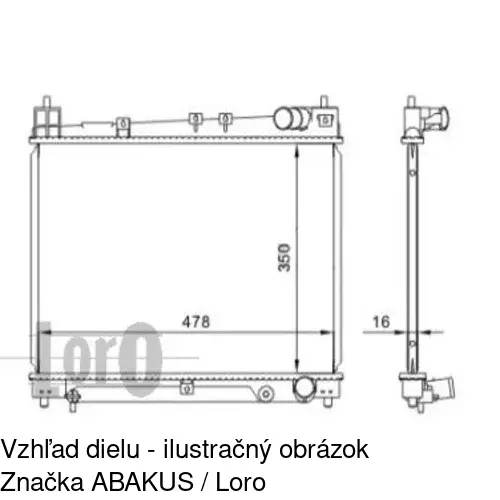 Chladiče vody POLCAR 810308-3 - obr. 3