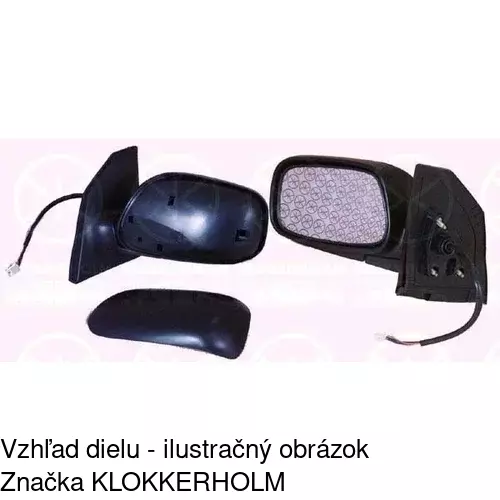 Vonkajšie zrkadlo POLCAR 8114525E - obr. 1