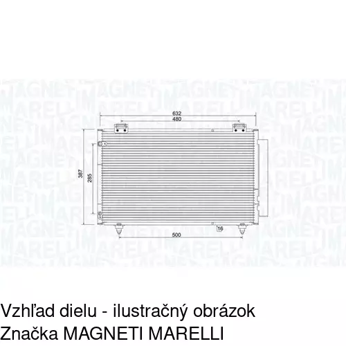 Chladiče klimatizácie POLCAR 8115K8C1