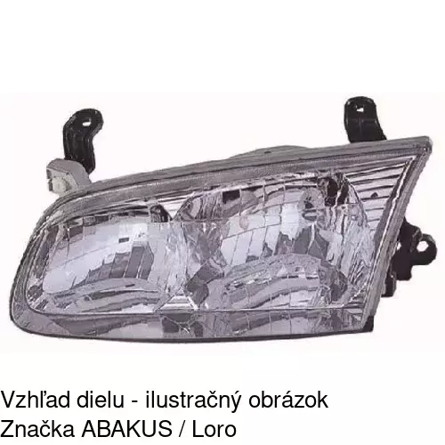 Hlavný reflektor POLCAR 813610-E - obr. 2