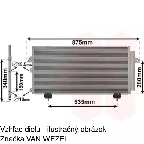 Chladiče klimatizácie POLCAR 8146K8C2S - obr. 3