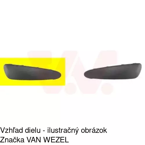 Lišta nárazníka POLCAR 815307-6