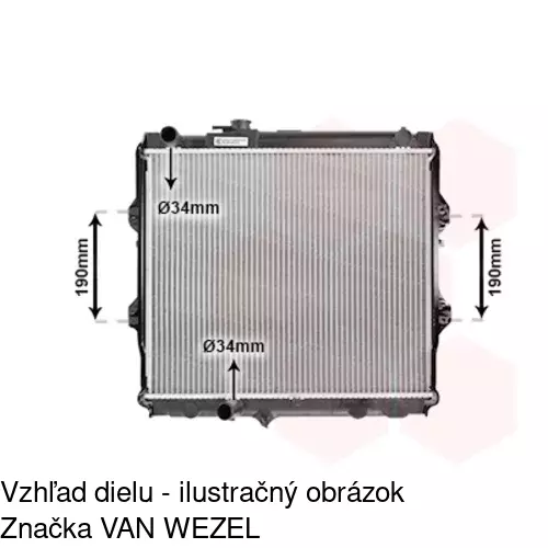 Chladiče vody POLCAR 818008-3 - obr. 1