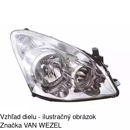 Hlavný reflektor POLCAR 818610-E