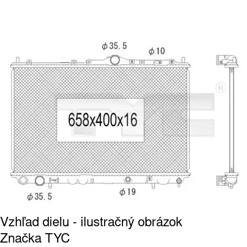 Chladiče vody POLCAR 904008-1