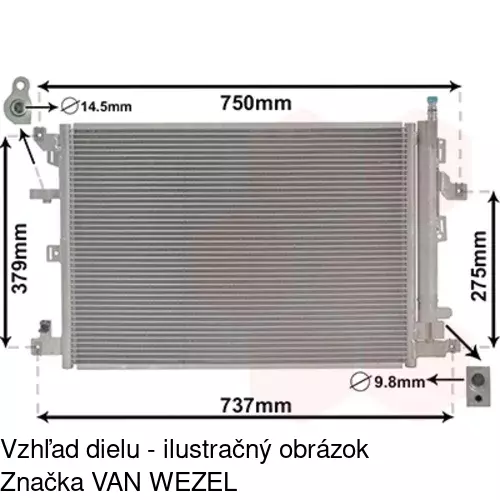 Chladiče klimatizácie POLCAR 9090K8C2 - obr. 2