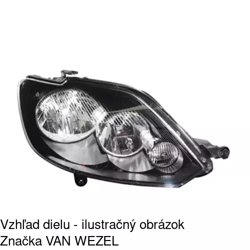 Hlavný reflektor POLCAR 951910-H - obr. 5