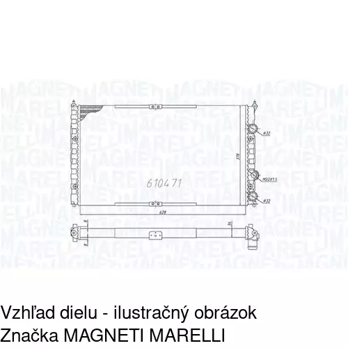 Chladiče vody POLCAR 952508A1 - obr. 1