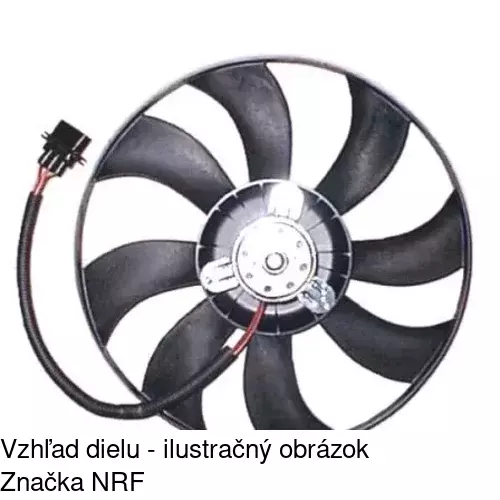 Ventilátor bez krytu / podpery POLCAR 952523U1 - obr. 2