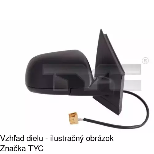 Rám vonkajšieho zrkadla POLCAR 952654TM - obr. 4