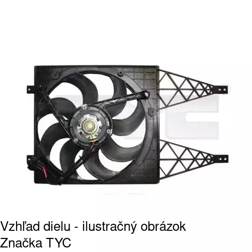 Ventilátory chladičov POLCAR 953323W2 - obr. 1