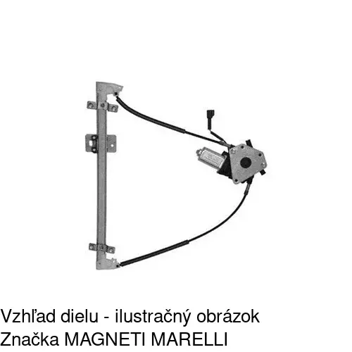 Mechanizmus sťahovania okna elektrický bez motora POLCAR 9534PSG2 - obr. 1