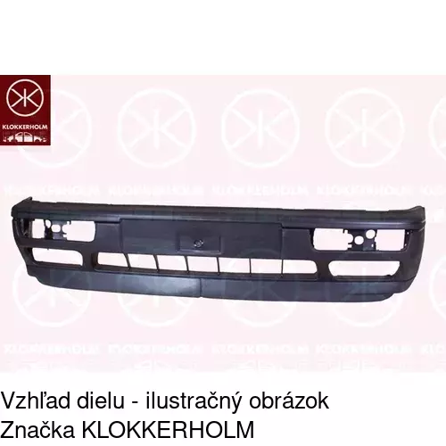 Predný nárazník 953807 /POLCAR/