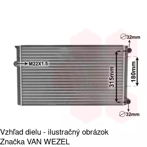 Chladiče vody POLCAR 953808-8 - obr. 4