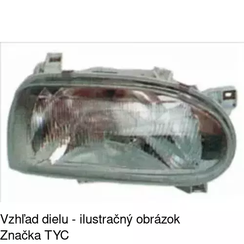 Hlavný reflektor POLCAR 953809-H - obr. 1