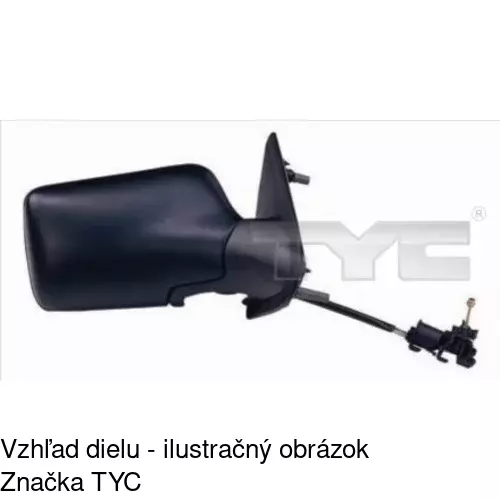 Vonkajšie zrkadlo POLCAR 9538512E - obr. 4