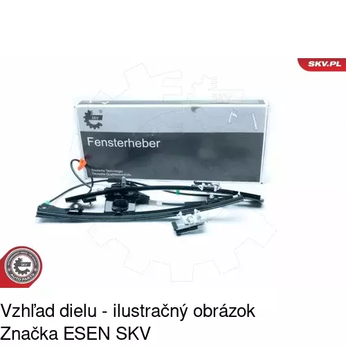 Manuálny mechanizmus okna dverí POLCAR 9538PSM2 - obr. 5