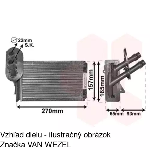 Radiátory POLCAR 9541N81X