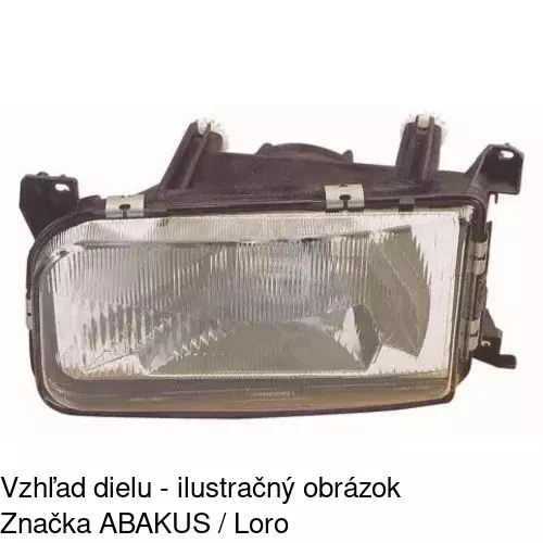 Hlavný reflektor POLCAR 954609-E - obr. 2