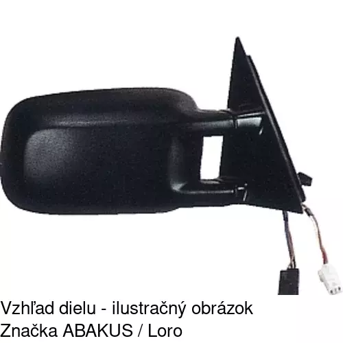 Vonkajšie zrkadlo POLCAR 9546514E - obr. 1