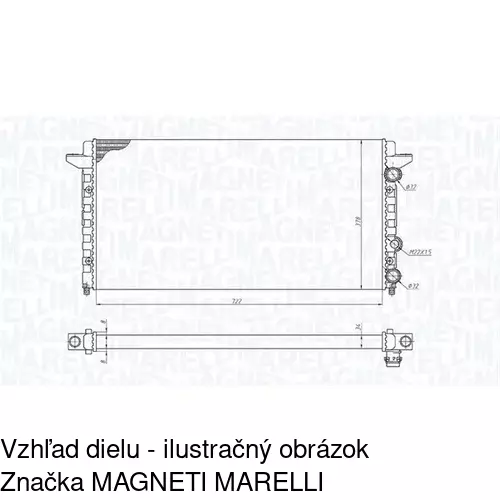 Chladiče vody POLCAR 954708A3 - obr. 1