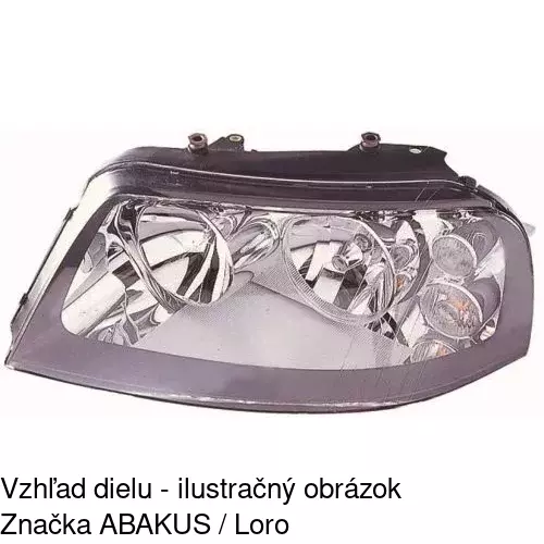 Hlavný reflektor POLCAR 955110-U - obr. 3