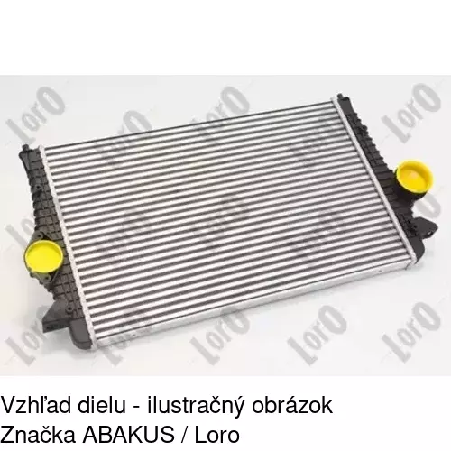 Chladiče vzduchu (Intercoolery) POLCAR 9551J81X - obr. 2