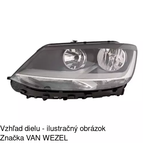 Hlavný reflektor POLCAR 955209-E - obr. 3