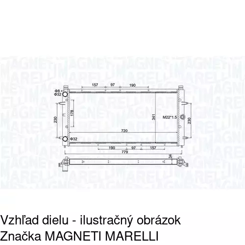 Chladiče vody POLCAR 956608A2 - obr. 1