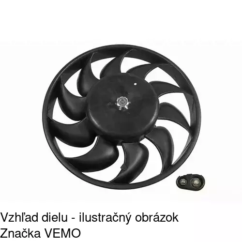 Ventilátor bez krytu / podpery POLCAR 956623U2