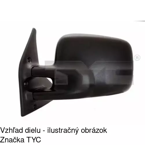 Vonkajšie zrkadlo POLCAR 956651-E - obr. 5