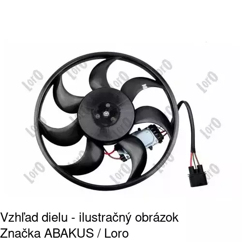 Ventilátor bez krytu / podpery POLCAR 958023U6 - obr. 4