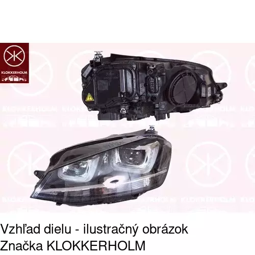 Hlavný reflektor POLCAR 95C2092V