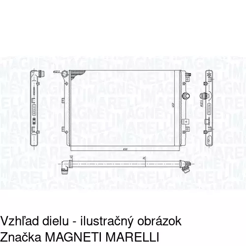 Chladiče vody POLCAR 95X1081X - obr. 1