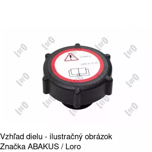 Zátka vody A8005 /POLCAR/ - obr. 2