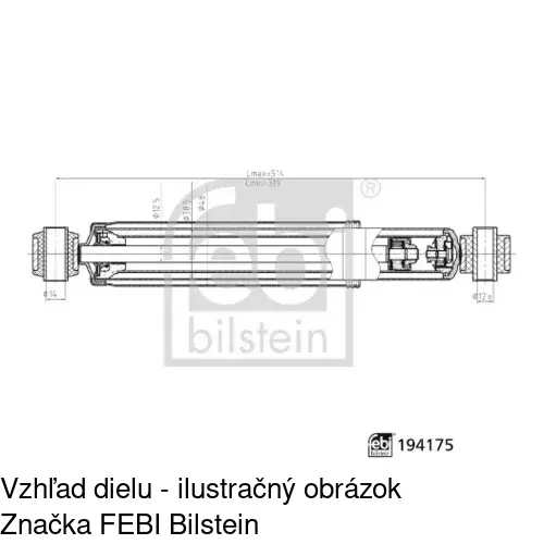 Plynový tlmič POLCAR S011210G