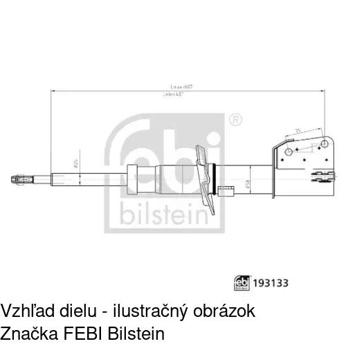 Plynový tlmič POLCAR S011542G - obr. 1