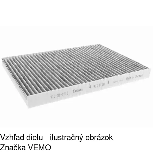 Kabínový filter s uhlíkom POLCAR S11-1002 - obr. 3