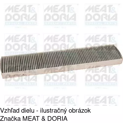 Kabínový filter s uhlíkom POLCAR S11-1020 - obr. 2