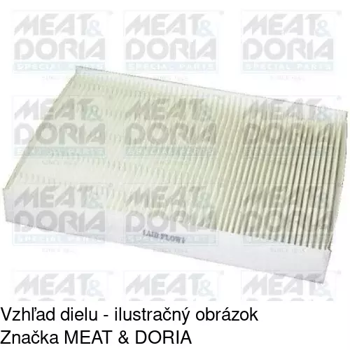 Kabínový filter s uhlíkom POLCAR S11-1025 - obr. 2