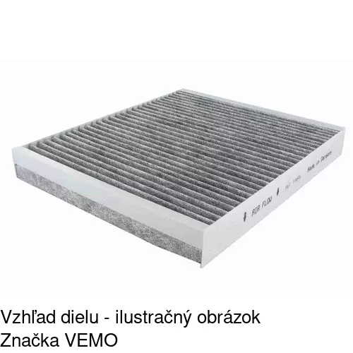 Kabínový filter s uhlíkom POLCAR S11-1029 - obr. 3